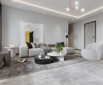 Modern A Living Room-ID:384216234