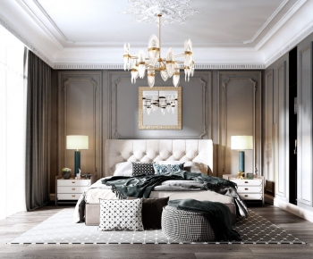 Simple European Style Bedroom-ID:826271583
