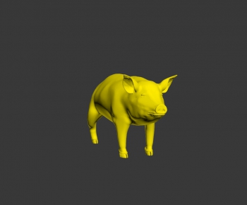 现代猪3d打印模型-ID:625014313