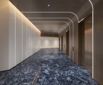 Modern Corridor/elevator Hall-ID:511606199