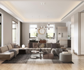 Modern A Living Room-ID:319635473