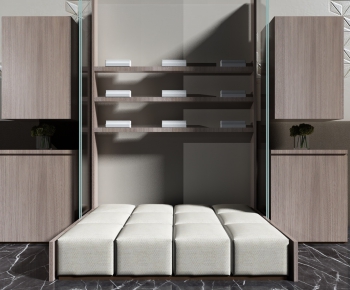 Modern Double Bed-ID:647259994