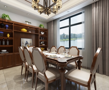 New Chinese Style Dining Room-ID:839850472