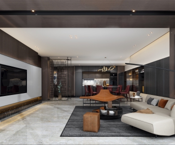 Modern A Living Room-ID:521509247