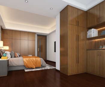 New Chinese Style Bedroom-ID:413220682