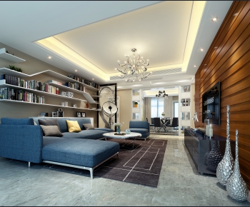 Modern A Living Room-ID:475230567