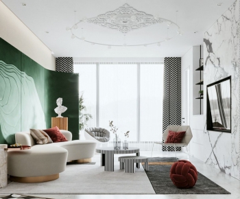 Modern A Living Room-ID:574082795