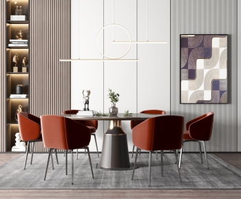 Modern Dining Table And Chairs-ID:479073431