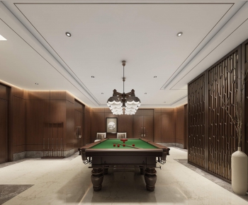New Chinese Style Billiards Room-ID:699249473