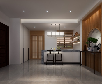 New Chinese Style Open Kitchen-ID:867053592
