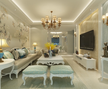 European Style A Living Room-ID:836305788