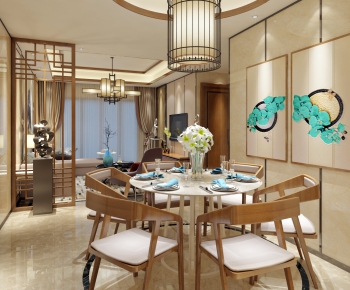 New Chinese Style Dining Room-ID:483550227
