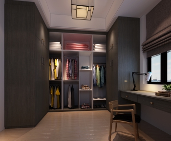 Post Modern Style Clothes Storage Area-ID:577267563