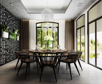 New Chinese Style Dining Room-ID:546005766