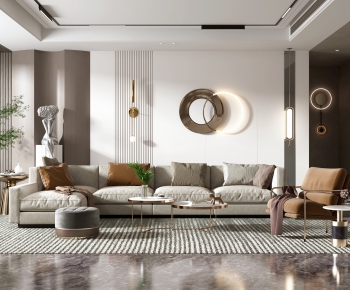 Modern A Living Room-ID:872381957