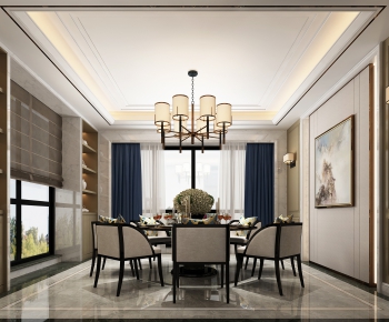 New Chinese Style Dining Room-ID:510078636