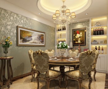 European Style Dining Room-ID:547582196