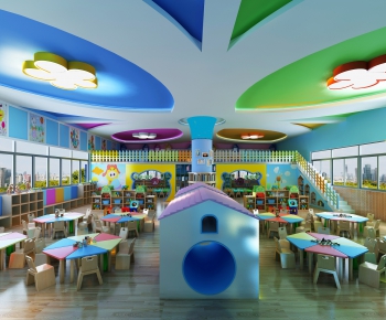 Modern Children's Kindergarten-ID:648231987