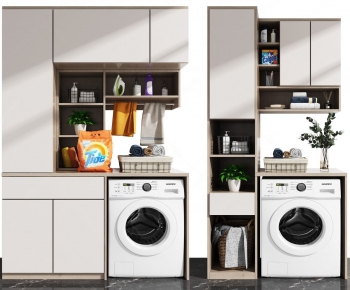 Modern Laundry Cabinet-ID:487464247