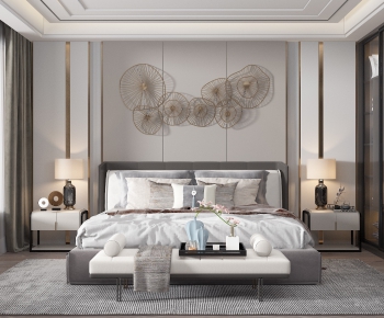 New Chinese Style Bedroom-ID:597269966