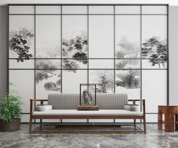 New Chinese Style Partition-ID:479264781