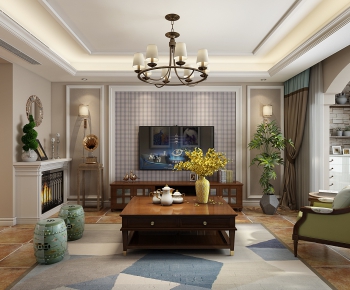 American Style A Living Room-ID:347772586
