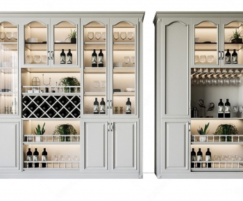 American Style Wine Cabinet-ID:405413876