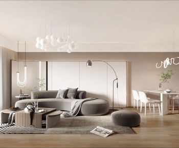 Modern A Living Room-ID:606809458