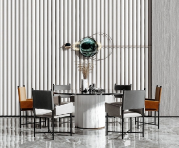 Modern Dining Table And Chairs-ID:342116211