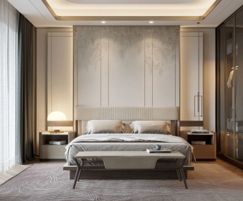 New Chinese Style Bedroom-ID:981533115