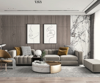 Modern A Living Room-ID:542285444