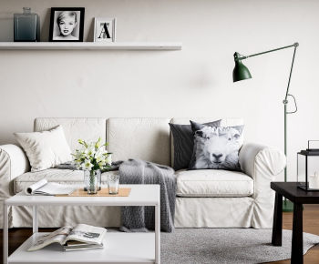 Nordic Style Three-seat Sofa-ID:250507947