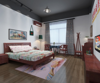 Chinese Style Bedroom-ID:785579242