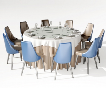 Modern Dining Table And Chairs-ID:107334698