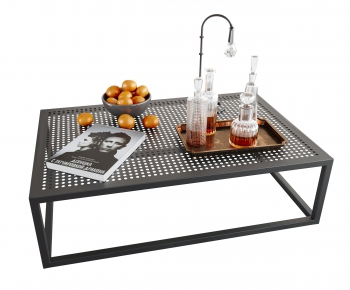 Modern Industrial Style Coffee Table-ID:804301662