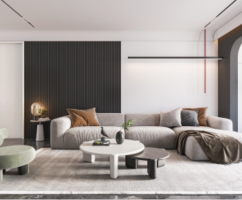 Modern A Living Room-ID:375424974