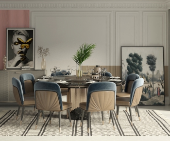 Nordic Style Dining Room-ID:389408435