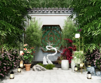 Chinese Style Garden-ID:175260838