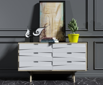 Modern Side Cabinet/Entrance Cabinet-ID:416080288