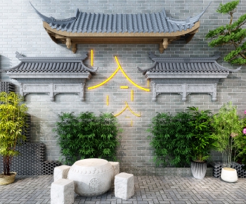 Chinese Style Garden-ID:266074285