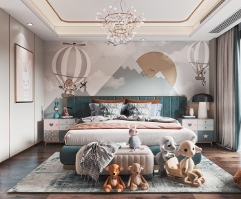 Nordic Style Girl's Room Daughter's Room-ID:578363112