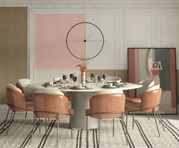 Modern Dining Table And Chairs-ID:759572622