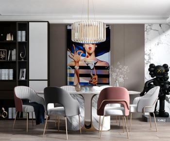Nordic Style Dining Room-ID:558804585