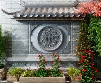 Chinese Style Garden-ID:222316474