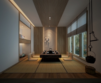 Japanese Style New Chinese Style Tea House-ID:397714678