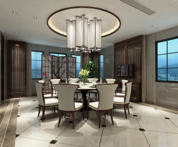 New Chinese Style Dining Room-ID:850171525