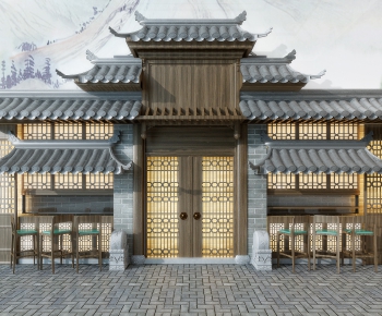 Chinese Style Facade Element-ID:239572999