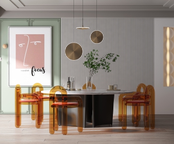 Modern Dining Table And Chairs-ID:293446573