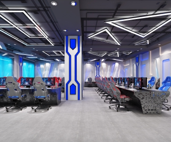 Industrial Style Internet Cafe-ID:390173668