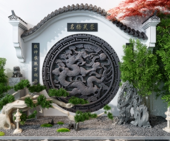 Chinese Style Garden-ID:215337792